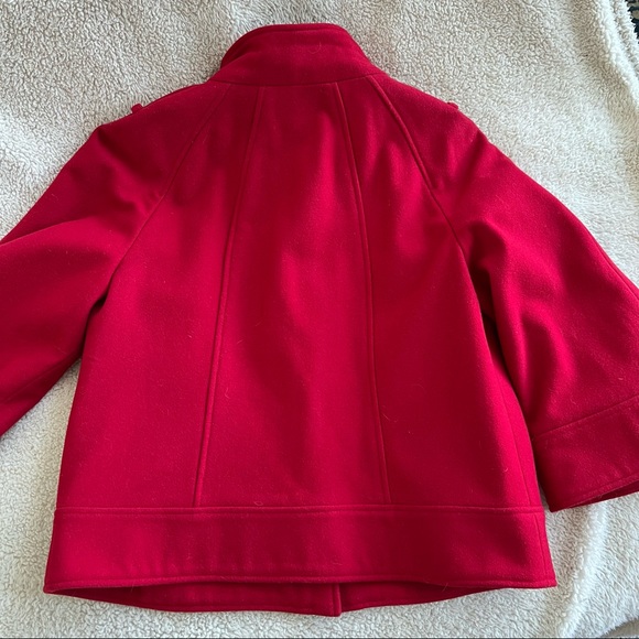 Tribal stunning! Front zip 3/4 sleeve wool jacket 10 - Picture 7 of 11